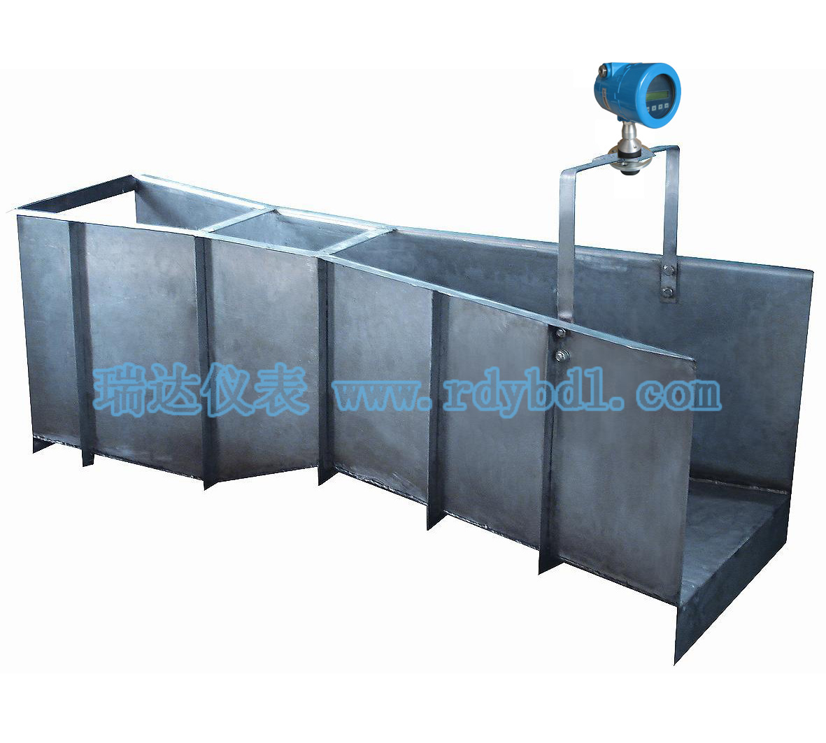 RDLMQ供應超聲波明渠流量計配有巴歇爾槽